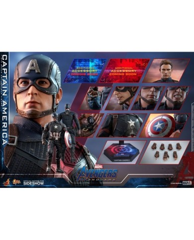 Captain America Vengadores: Endgame Figura Movie Masterpiece 1/6