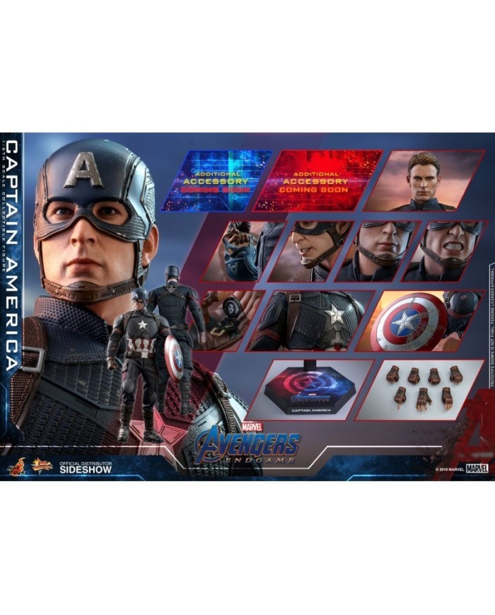 Captain America Vengadores: Endgame Figura Movie Masterpiece 1/6