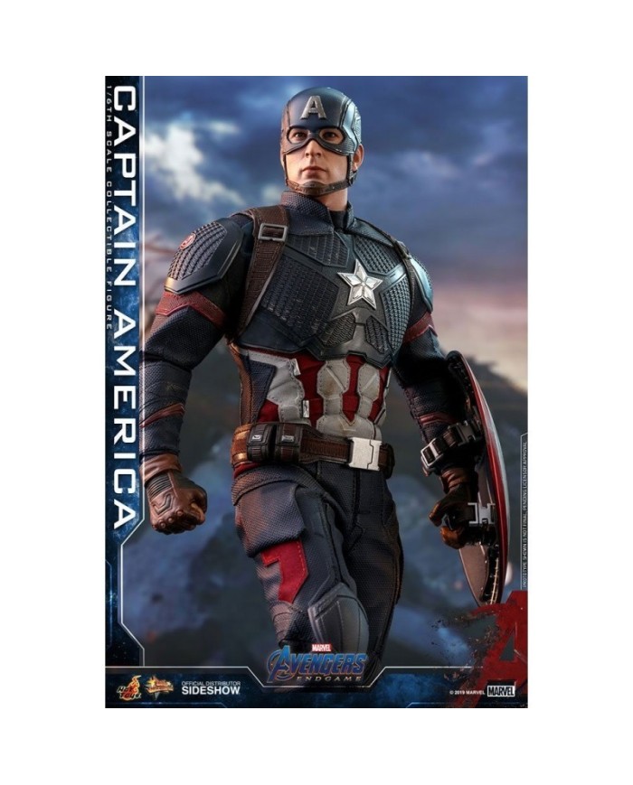 Captain America Vengadores: Endgame Figura Movie Masterpiece 1/6