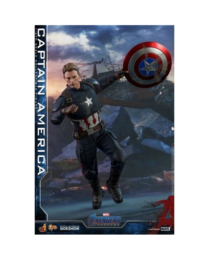 Captain America Vengadores: Endgame Figura Movie Masterpiece 1/6