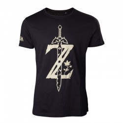 Camiseta The Legend of Zelda Big Logo Z - Hombre TALLA CAMISETA M