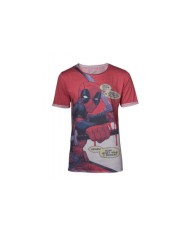 Camiseta Deadpool Mangas Enrollables- Hombre TALLA CAMISETA XL