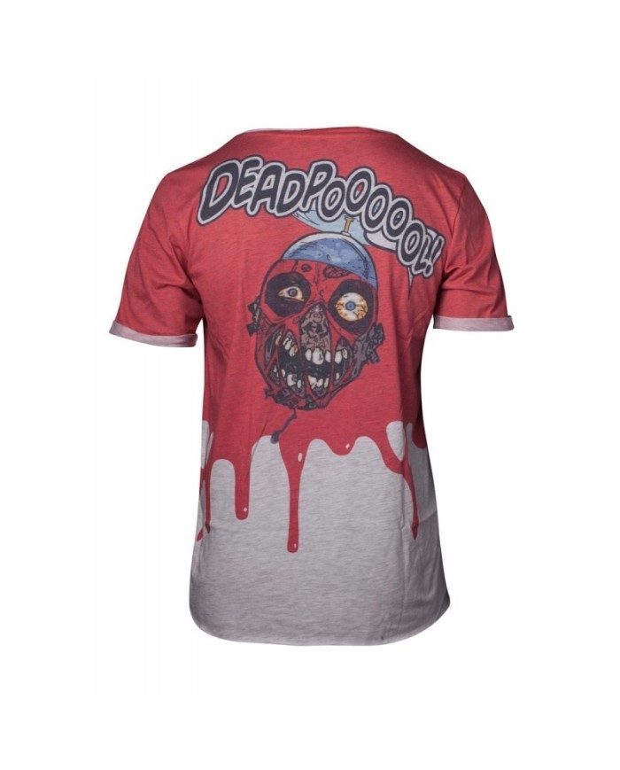 Camiseta Deadpool Mangas Enrollables- Hombre TALLA CAMISETA XL