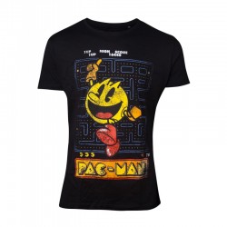 Camiseta Pac-Man Retro Start Scene - Hombre TALLA CAMISETA M