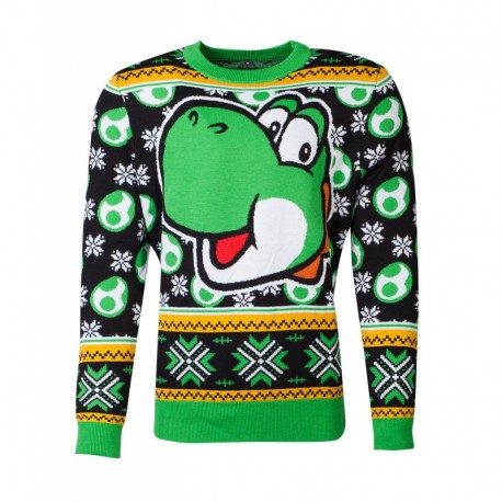 Suéter Yoshi Christmas Nintendo Super Mario TALLA CAMISETA S