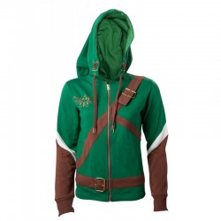 Sudadera con capucha Link Cosplay The Legend of Zelda - Mujer TALLA CAMISETA L