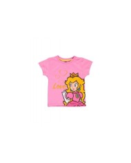 Camiseta Love Princess Peach Super Mario Nintendo - Niño TALLA CAMISETA NIÑO TALLA 86 - 2 AÑOS