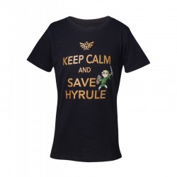 Camiseta Keep Calm and Save Hyrule Nintendo - Niño TALLA CAMISETA NIÑO TALLA 98 - 3 AÑOS