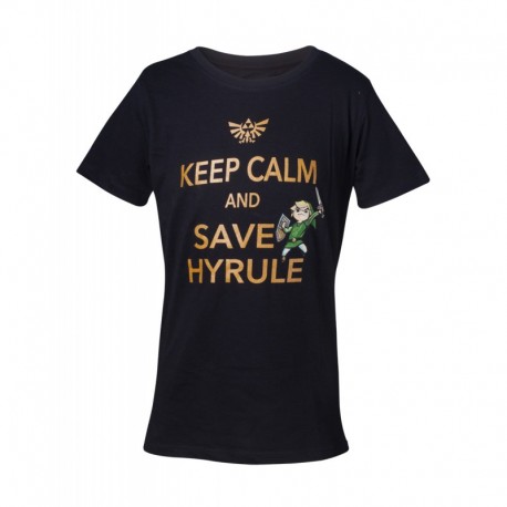 Camiseta Keep Calm and Save Hyrule Nintendo - Niño TALLA CAMISETA NIÑO TALLA 134 - 9 AÑOS