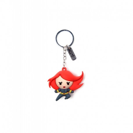 Llavero de Goma 3D Black Widow Marvel