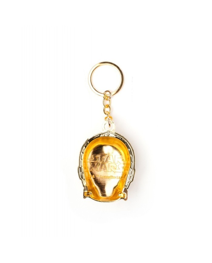 Llavero de metal Cabeza C-3PO Star Wars