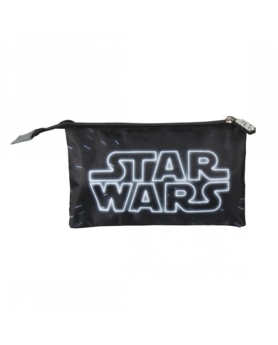 Disney Star Wars Estuche / Portatodo 3 Compartimentos