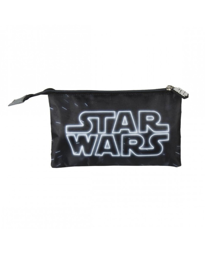 Disney Star Wars Estuche / Portatodo 3 Compartimentos