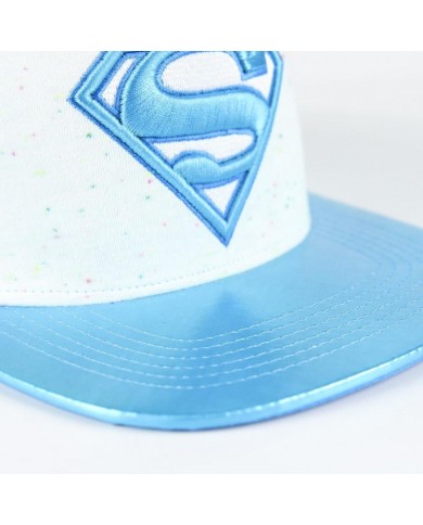 Gorra Visera Plana Superman Logo Bordado