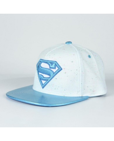 Gorra Visera Plana Superman Logo Bordado