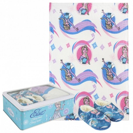 Set Caja Metálica Frozen TALLA CAMISETA NIÑO TALLA 104 - 4 AÑOS