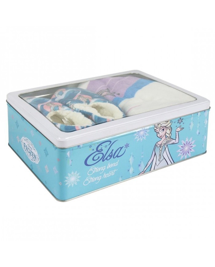 Set Caja Metálica Frozen TALLA CAMISETA NIÑO TALLA 104 - 4 AÑOS