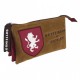 Estuche / Portatodo Plano 3 Compartimentos Harry Potter Gryffindor