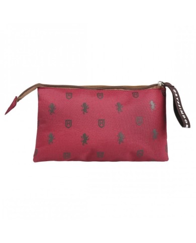 Estuche / Portatodo Plano 3 Compartimentos Harry Potter Gryffindor