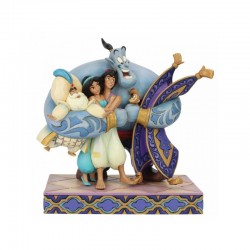 Disney Traditions : Group Hug! (Aladdin Figurine)