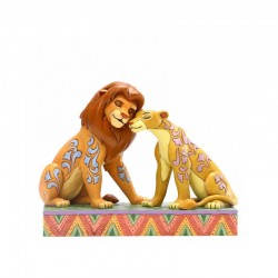 Disney Traditions : Savannah Sweethearts (Simba and Nala Figurine)