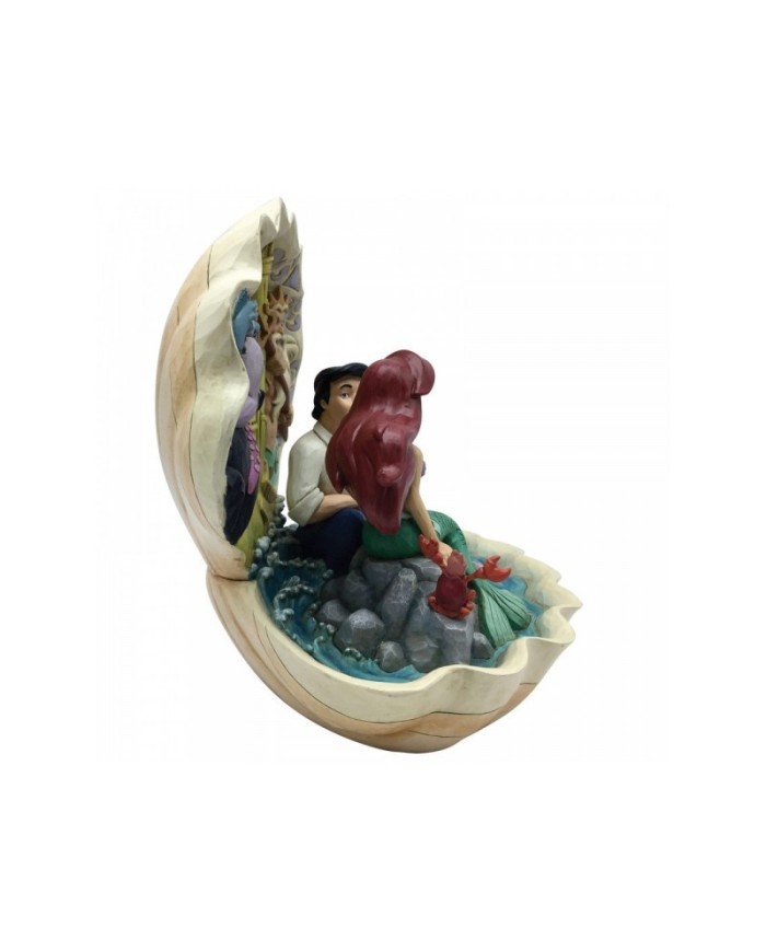 Disney Traditions : Seashell Scenario (The Little Mermaid Shell Scene Figurine)