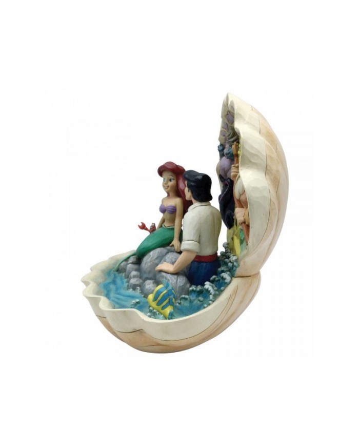Disney Traditions : Seashell Scenario (The Little Mermaid Shell Scene Figurine)