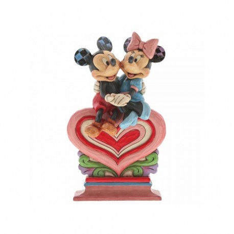 Disney Traditions : Heart to Heart (Mickey Mouse and Minnie Mouse Figurine)