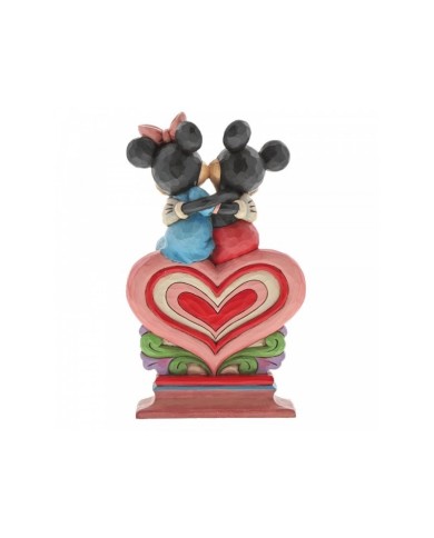 Disney Traditions : Heart to Heart (Mickey Mouse and Minnie Mouse Figurine)