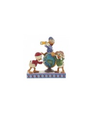 Disney Traditions : Navigating Nephews (Huey, Dewie and Louie Figurine)