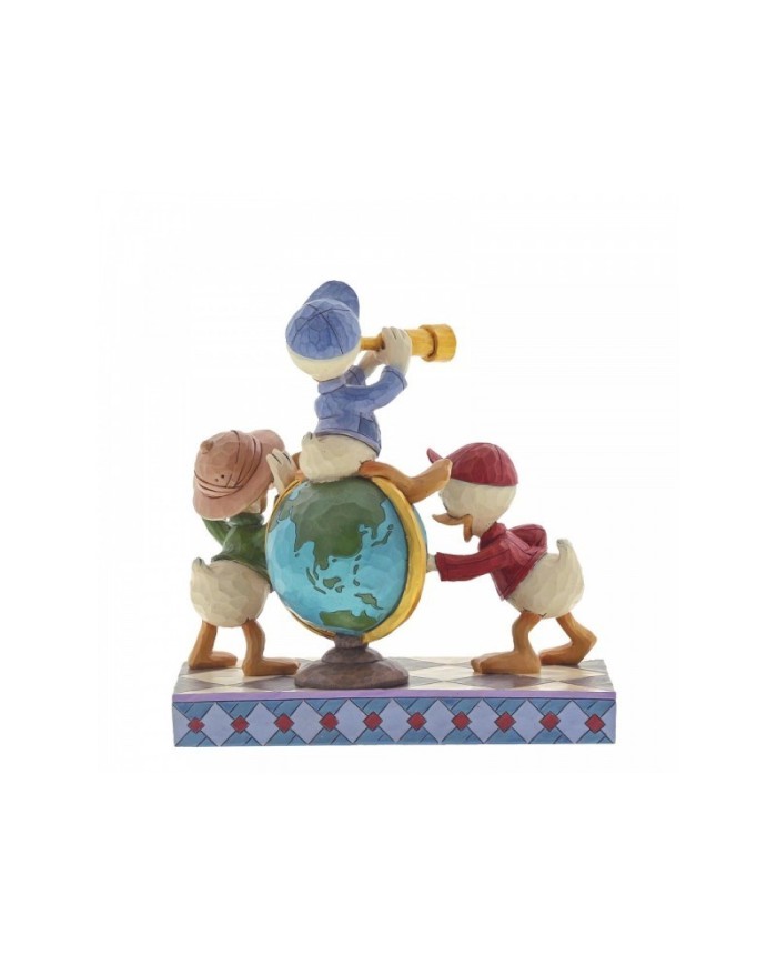 Disney Traditions : Navigating Nephews (Huey, Dewie and Louie Figurine)