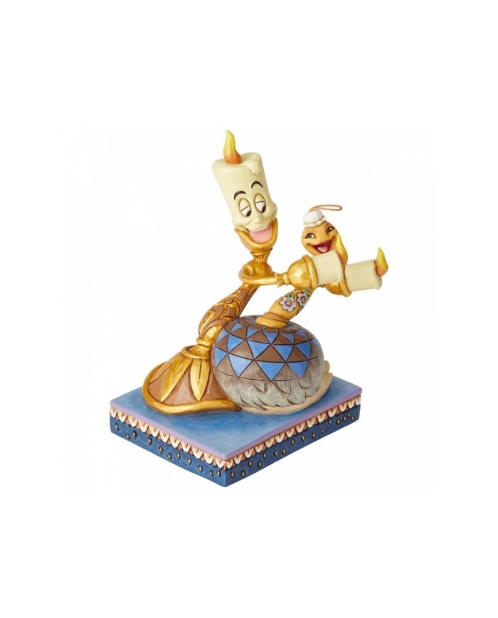 Disney Traditions : Romance by Candlelight (Lumiere and Feather Duster Figurine)