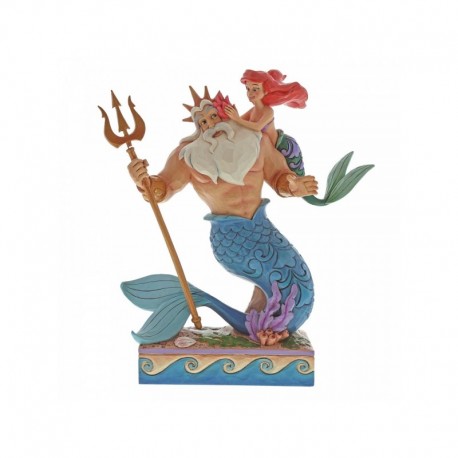 Disney Traditions : Daddy's Little Princess (Ariel and Triton Figurine)