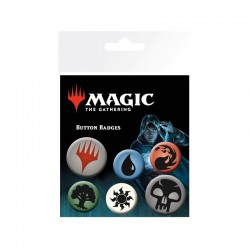 Set de 6 chapas Magic the Gathering - Mana Symbols