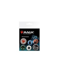 Set de 6 chapas Magic the Gathering - Mana Symbols