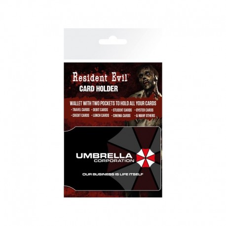 Tarjetero Resident Evil Logo Umbrella