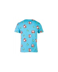 Nintendo - Super Mario Happy Toad AOP Men's T-shirt TALLA CAMISETA L