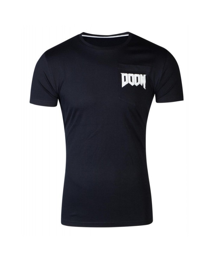 Doom - Retro - Helmet Icon Men's T-shirt TALLA CAMISETA L