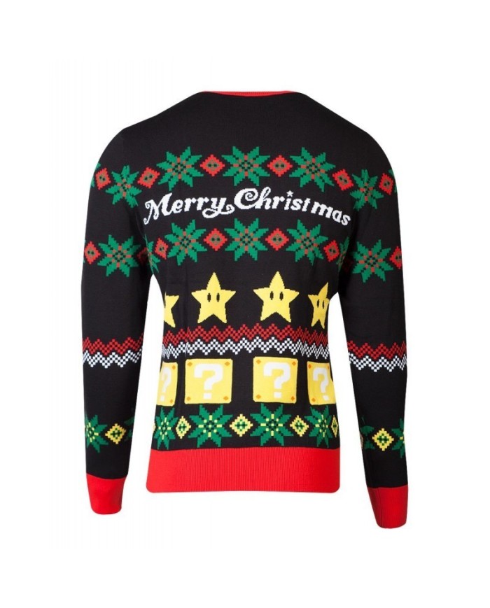 Nintendo - Super Mario Knitted Unisex Jumper TALLA CAMISETA M