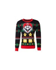 Nintendo - Super Mario Knitted Unisex Jumper TALLA CAMISETA XL