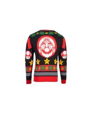 Nintendo - Super Mario Knitted Christmas Unisex Jumper TALLA CAMISETA L
