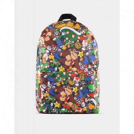 Nintendo - Super Mario Characters AOP Mochila