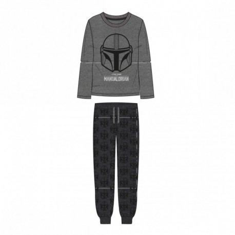 PIJAMA LARGO SINGLE JERSEY THE MANDALORIAN TALLA CAMISETA M