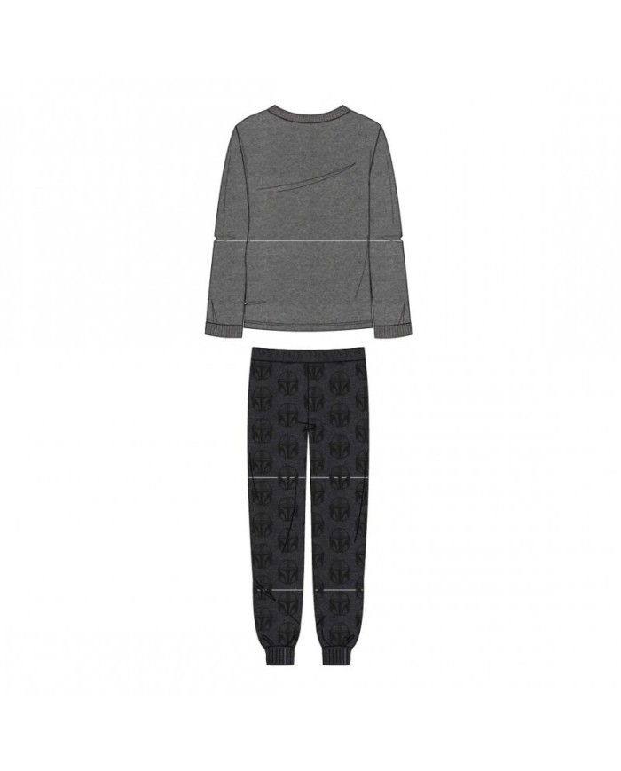 PIJAMA LARGO SINGLE JERSEY THE MANDALORIAN TALLA CAMISETA XL