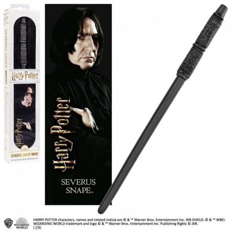 Harry Potter - Varita Mágica de Severus Snape con marcapáginas 3D