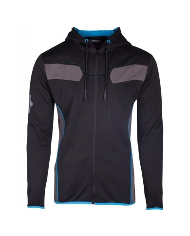 Gears Of War Sudadera capucha Blue Omen Tech TALLA CAMISETA L