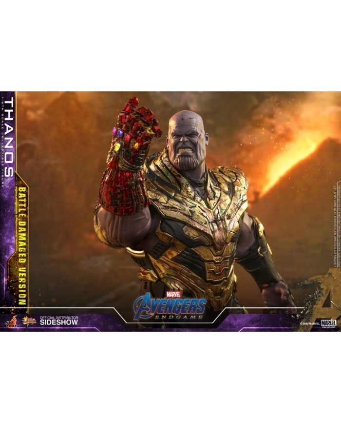 Thanos (Battle Damaged Version) Sixth Scale Figure by Hot Toys Avengers: Endgame - Movie Masterpiece Series