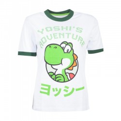 Camiseta Chica Yoshi's Adventure Nintendo TALLA CAMISETA S