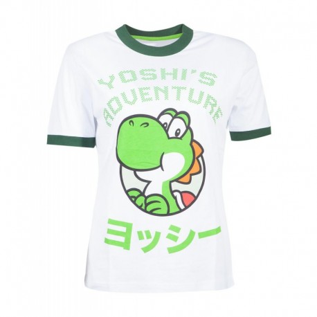 Camiseta Chica Yoshi's Adventure Nintendo TALLA CAMISETA S