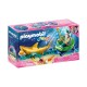 Rey del Mar con Carruaje de Tiburón - Playmobil